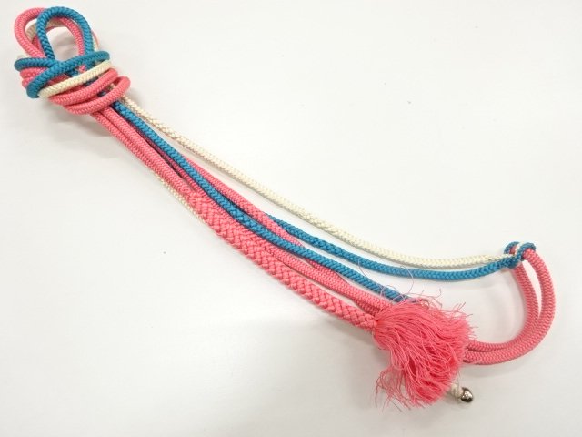 JAPANESE KIMONO / HANDTIED OBIJIME CORD